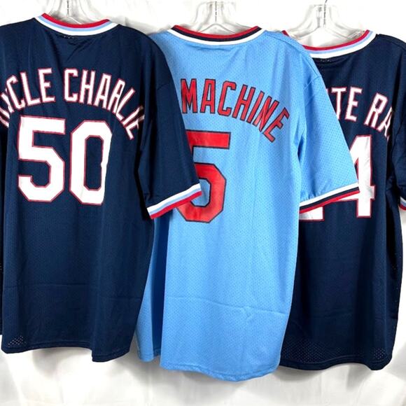 5x St Louis Cardinals XL Pujols Herzog Simmons Goldy Jersey MLB Cards - Picture 2 of 7